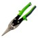 Scissors for Metal Sibrtech 78336, straight cut, steel C55, 2K handle, up to 0.8 mm, 250 mm