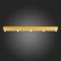Ceiling mount on 5 lamps (rectangular) ST LUCE. SL001.213.05. SL001, 60x6 cm, golden color