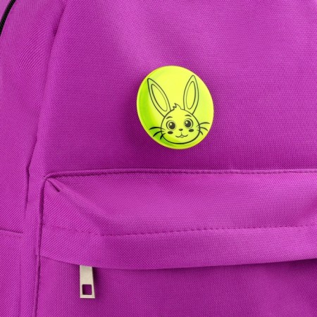 Reflective icon "Bunny", d = 5.8 cm, color mix-2