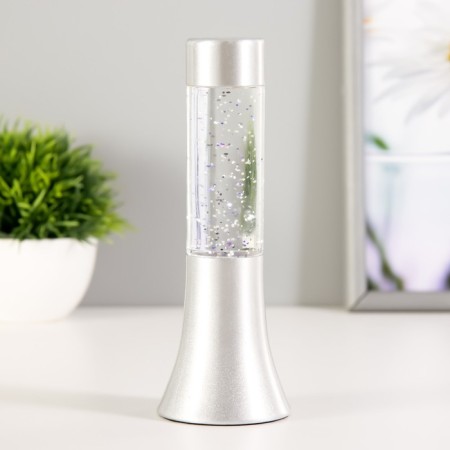 Lava Lava lamp "Cylinder chrome", 17 cm (from Bat. 3hlr44)-10