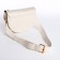 Bag Women's saddle on the shoulder, lightning department, 21x16.5x6.5 cm, white color