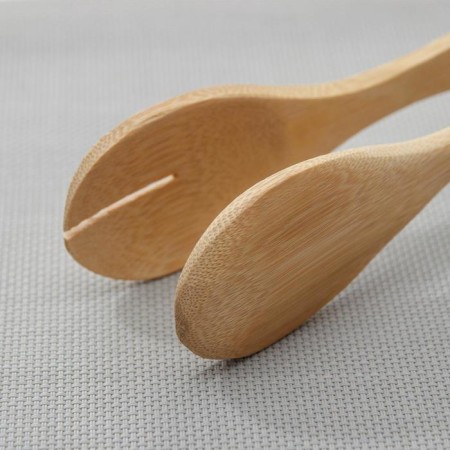Culinary forceps, 30 cm, bamboo-2