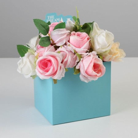 Boxes for mini bouquets "The Dream Is Real", 12 × 20 × 10 cm-4