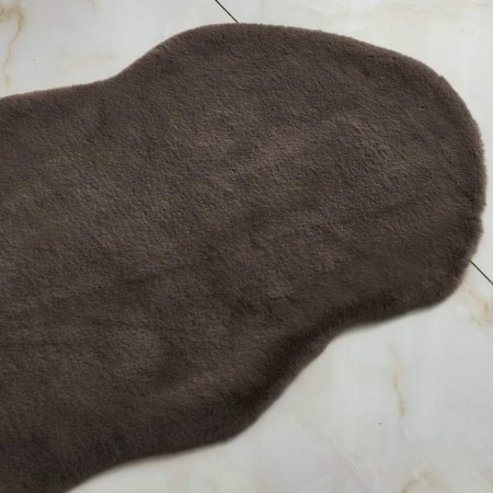 Plush mat Sofi de Marko, size 80x120 cm, chocolate color-2