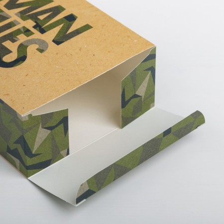 Gift folding box, packaging, Man Rules, 16 x 23 x 7.5 cm-2