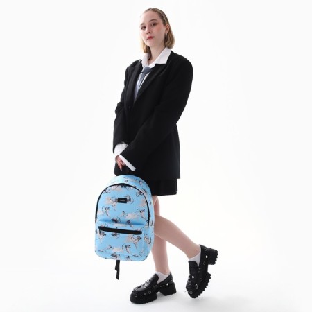 School textile “angels”, 42x14x28 cm, blue color-12