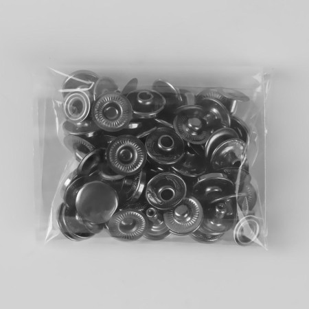 Installation button, alpha (S-shaped), d = 15 mm, black nickel color-3