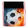 A bag for shoes 420 x 340 mm, calligrata MSO-5s, (soft polyester, density 210d), "ball in fire"