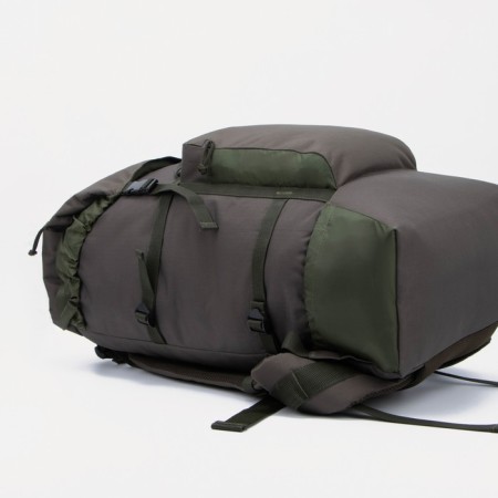 Tourist backpack, 70 l, lightning department, 3 outer pockets, huntsman, khaki color-3