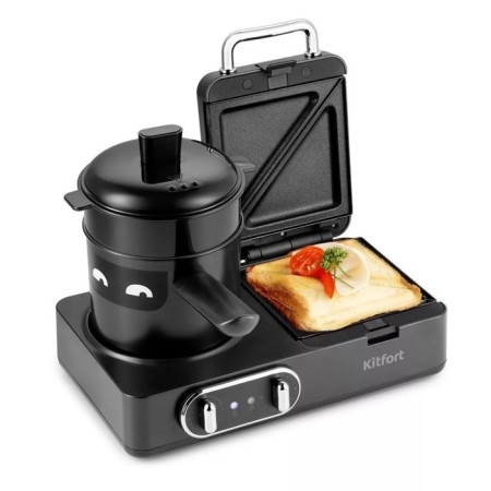 Tile-Gril 4 in 1 KitFort KT-2076, 1200 W, 1.2 l Poster, black color