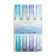 A set of markers-textbooks 4 pieces/4 colors, pastel, blue-lilac gradient