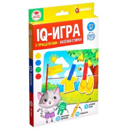 IQ-game with trunk "Funny washing"-6