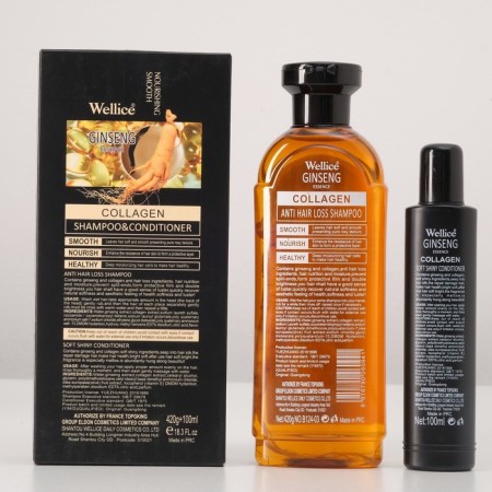 Hair set, ginseng root shampoo, 420 ml and ginseng hair air conditioner, 100 ml-2
