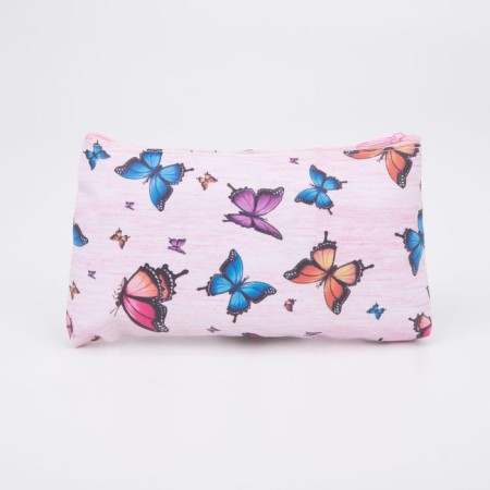 Lightning cosmetic bag, light pink color-1
