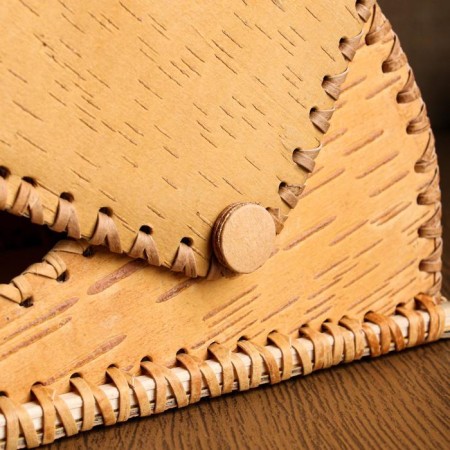 Bread "Berry", 24 × 20 × 15 cm, birch bark-4