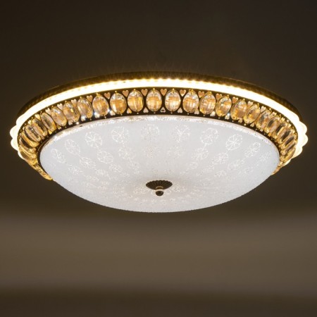 Lamp with PDU 670003N LED 80W 3 modes 3000-6000k Dimmer gold 50x50x11 cm Bayerlux-2