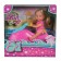 Doll "Evy" 12 cm, in a swimsuit on a water scooter