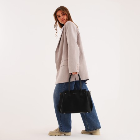 Bag Women's Tout, on a zipper, black color-6
