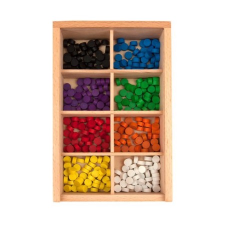 Game set for studying forms and counts, flowers and motor skills according to the methodology of Friedrich Frebeel-7