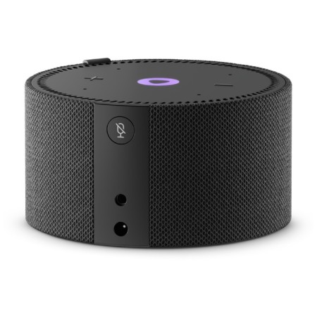 Smart Column "New Yandex Mini Station", Voice Assistant Alice, 10W, with a clock, black-1
