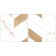 Tiles Facing Geometry Marmaris GT White, GT128VG 50x25