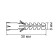 Dowel "Zubble", type "euro", spacer, polypropylene, 8x30 mm, 1000 pcs