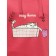 Sweatshirt for girls, height 110 cm, red color