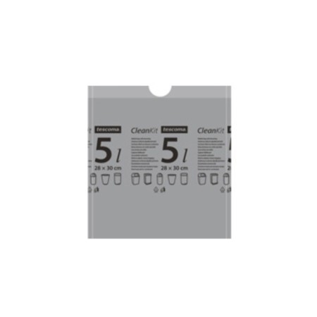 Garbage bags with ties Clean Kit, 5 l, 15 pcs