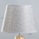 Table lamp "Conkombr" 1HE14 gray 22.5x22.5x39 cm Risalux