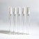 A bottle for storage, with a sprayer, 10 ml, packing - 5 pcs, white color