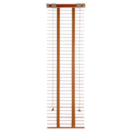 Blinds wooden, size 50x160 cm, cherry color-1
