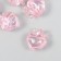 Busina for creativity plastic "heart with a pink crown" 2.1x1.4x2.5 cm