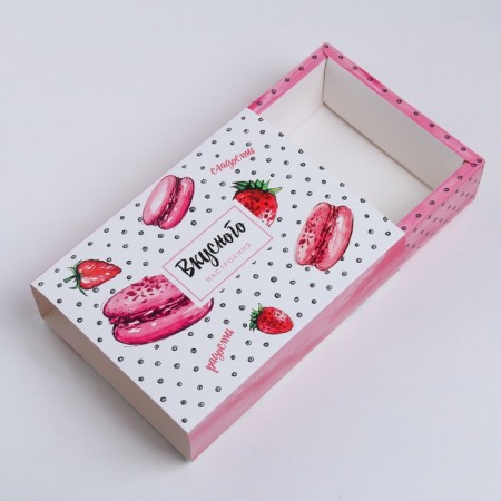 Confectionery box, packaging "delicious mood", 20 x 15 x 5 cm-1