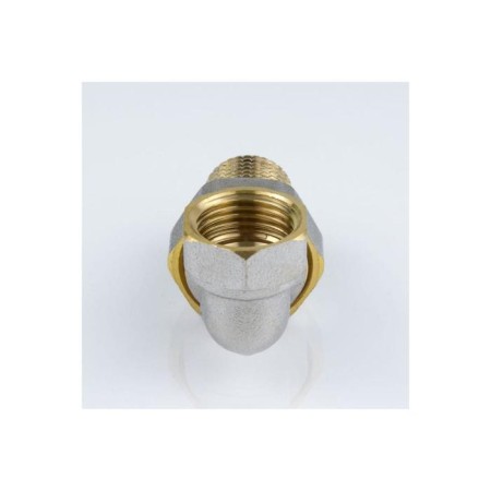 Aquasfera connector 9015-03, American, corner, 1 ", internal/outer, nickel. Brass-1