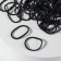 Silicone gum for hair, set, d = 1.5 cm, 100 g, black color