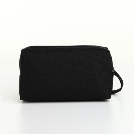 Cosmetic bag with lightning, black color-1