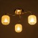 Cell chandelier Betty 3x40W E14 chrome 54x54x29 cm