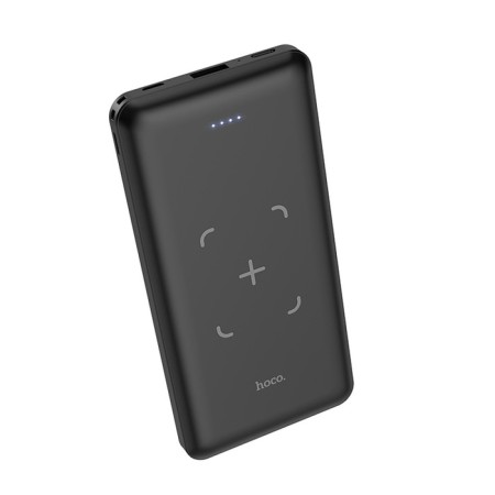 External battery Hoco J50, 10,000 mAh, wireless charging 5 watts, 2 a, black-4
