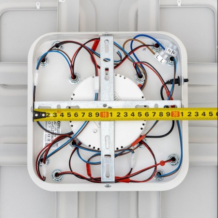 Ceiling chandelier Citilux "Marcel" CL232180R, 60x60x1 cm, 8x13.8W, LED, Color White-15