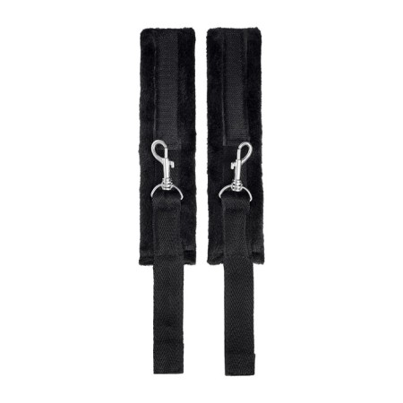 Fixing sling Anonymo with a pillow, velor, 127 cm, black color-1