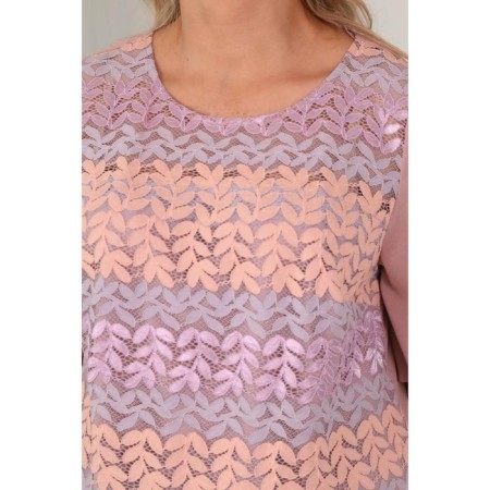 Female blouse, size 54, pink color-9