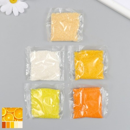 Colored sand set No. 2, 5 colors, 20 g each