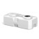 Rectangular capacity, 50 l, white