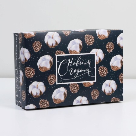 Folding box "New Year's cotton", 30 x 20 x 9 cm, New Year-1