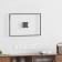 The bracket Uniteki FN1901N on a wall for a TV or monitor is fast -cut, fixed