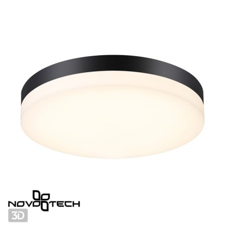 Opal lamp, 1x30W LED, 4000K, 2800LM, IP54, black color-2
