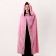 Carnival cloak adult, plush, pink color, length 115 cm