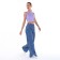 Women's jeans, blue color, size 44 (38)