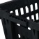 The box is universal, plastic, 60 × 40 × 20 cm, 30 kg, black