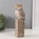 Polystone souvenir "Filin on the pedestal" Bezh 8x7x24 cm